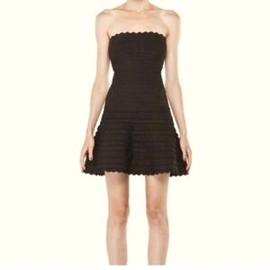 Herve Leger Black Cocktail Party Dress sz small from
The real real